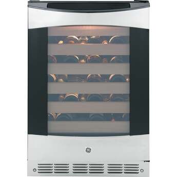 GE Profile PCR06WATSS 24 Inch Stainless Steel Freestanding Wine Cooler