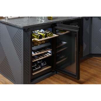 Haier QWR04DGRGB 20 Inch Black Freestanding Wine Cooler — thumbnail 49