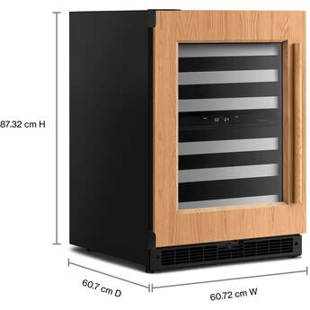 KitchenAid KUWL324SPA 24 Inch Undercounter Wine Cellar Panel Ready — thumbnail 2