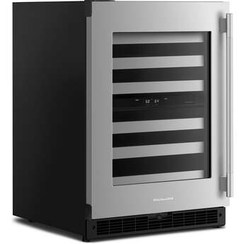 KitchenAid KUWL324SSB 24 Inch Undercounter Wine Cellar Stainless Steel — thumbnail 2