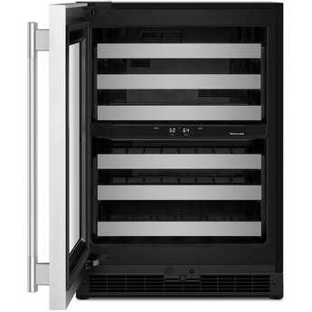 KitchenAid KUWL324SSB 24 Inch Undercounter Wine Cellar Stainless Steel — thumbnail 6