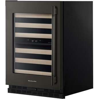 KitchenAid KUWL524SBE 24 Inch Undercounter Wine Cellar Black Ore — thumbnail 11