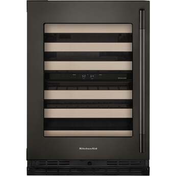 KitchenAid KUWL524SBE 24 Inch Undercounter Wine Cellar Black Ore — thumbnail 14