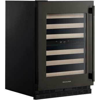 KitchenAid KUWL524SBE 24 Inch Undercounter Wine Cellar Black Ore — thumbnail 15