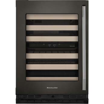 KitchenAid KUWL524SBE 24 Inch Undercounter Wine Cellar Black Ore — thumbnail 2