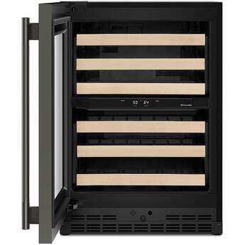 KitchenAid KUWL524SBE 24 Inch Undercounter Wine Cellar Black Ore — thumbnail 5