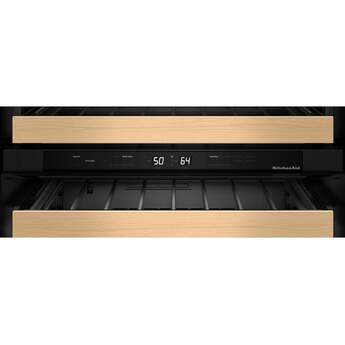 KitchenAid KUWL524SPS 24 Inch Undercounter Wine Cellar PrintShield Stainless Finish — thumbnail 3