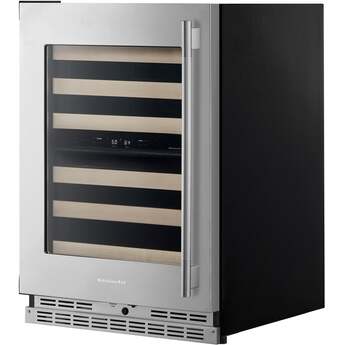 KitchenAid KUWL524SPS 24 Inch Undercounter Wine Cellar PrintShield Stainless Finish — thumbnail 7