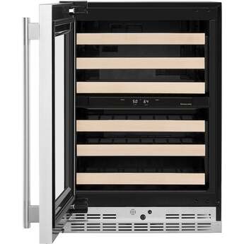 KitchenAid KUWL524SPS 24 Inch Undercounter Wine Cellar PrintShield Stainless Finish — thumbnail 8