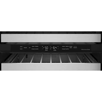 KitchenAid KUWR324SSB 24 Inch Undercounter Wine Cellar Stainless Steel — thumbnail 10