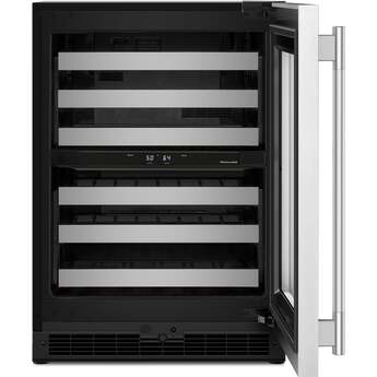 KitchenAid KUWR324SSB 24 Inch Undercounter Wine Cellar Stainless Steel — thumbnail 2