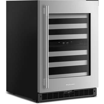 KitchenAid KUWR324SSB 24 Inch Undercounter Wine Cellar Stainless Steel — thumbnail 6