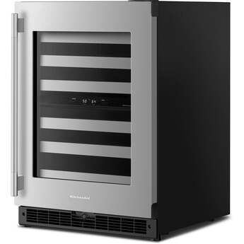 KitchenAid KUWR324SSB 24 Inch Undercounter Wine Cellar Stainless Steel — thumbnail 8