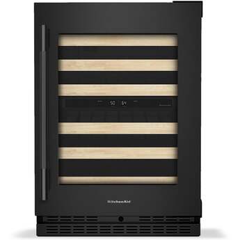 KitchenAid KUWR524SBE 24 Inch Undercounter Wine Cellar Black Ore
