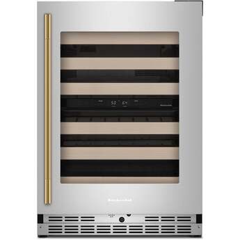 KitchenAid KUWR524SPS 24 Inch Undercounter Wine Cellar PrintShield Stainless Finish — thumbnail 10