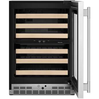 KitchenAid KUWR524SPS 24 Inch Undercounter Wine Cellar PrintShield Stainless Finish — thumbnail 11