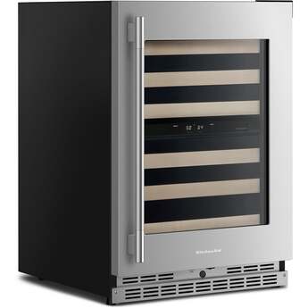 KitchenAid KUWR524SPS 24 Inch Undercounter Wine Cellar PrintShield Stainless Finish — thumbnail 13