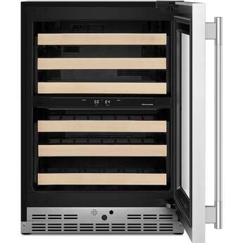 KitchenAid KUWR524SPS 24 Inch Undercounter Wine Cellar PrintShield Stainless Finish — thumbnail 16