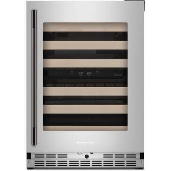 KitchenAid KUWR524SPS 24 Inch Undercounter Wine Cellar PrintShield Stainless Finish — thumbnail 8