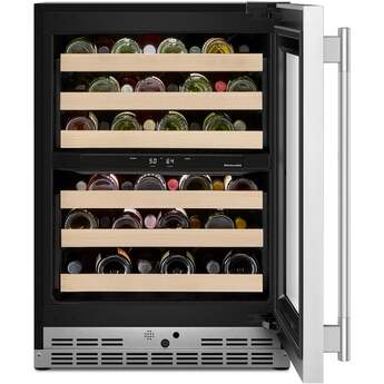 KitchenAid KUWR524SPS 24 Inch Undercounter Wine Cellar PrintShield Stainless Finish — thumbnail 9