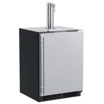 Marvel MLKR224SSC1A 24 Inch Freestanding/Built-In Beer Dispenser Stainless Steel