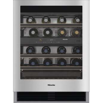 Miele KWT6322UGSS 24 Inch Stainless Steel Built-In Wine Cooler