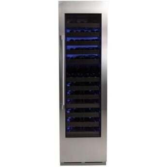 Perlick 24 Inch Column Wine, Single Zone, Glass Overlay Ready: Panel Ready, Right Hinge