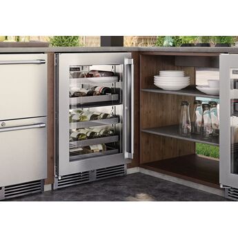 Perlick HP24DM43LL  Signature Series 24 Inch Built-In Wine Cooler — thumbnail 5