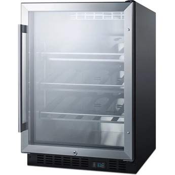 Summit SCR610BLCHPNR 24 Inch Panel Ready Built-In and Freestanding Wine Cooler — thumbnail 5
