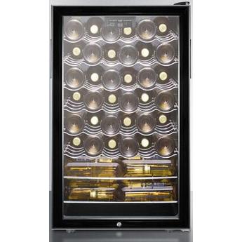 Summit SWC525LBIADA 20 Inch Black Built-In and Freestanding Wine Cooler — thumbnail 2