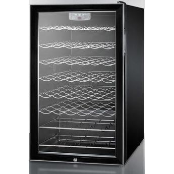 Summit SWC525LBIADA 20 Inch Black Built-In and Freestanding Wine Cooler — thumbnail 3