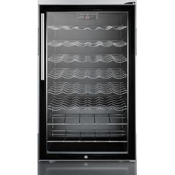 Summit SWC525LBIHV 20 Inch Black Built-In and Freestanding Wine Cooler