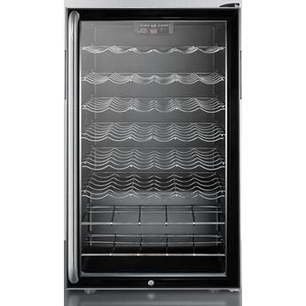 Summit SWC525LBISHADA 20 Inch Black Built-In and Freestanding Wine Cooler