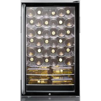 Summit SWC525LBISHADA 20 Inch Black Built-In and Freestanding Wine Cooler — thumbnail 3