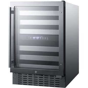 Summit SWC532BLBISTCSS 24 Inch Stainless Steel Built-In and Freestanding Wine Cooler — thumbnail 4
