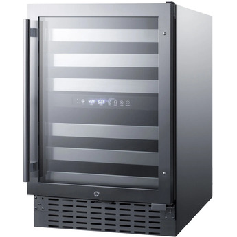 Summit SWC532BLBISTCSS 24 Inch Stainless Steel Built-In and Freestanding Wine Cooler — thumbnail 5