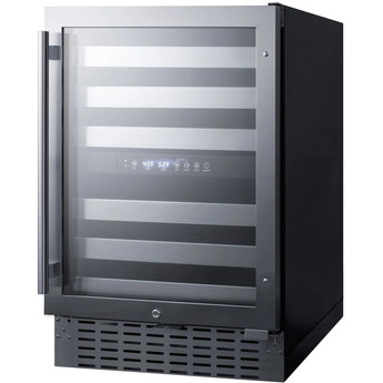 Summit SWC532BLBISTPNR 24 Inch Panel Ready Built-In and Freestanding Wine Cooler — thumbnail 3