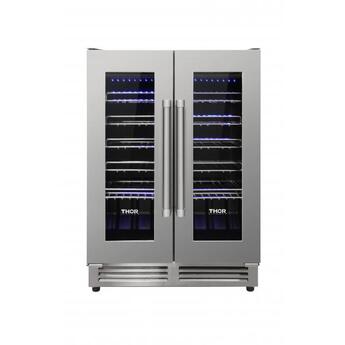 Thor Kitchen TWC2402 24 Inch Stainless Steel Built-In and Freestanding Wine Cool
