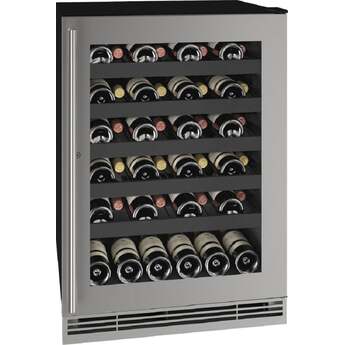 U-Line UHWC124SG31A  1 Class Series 24 Inch Stainless Steel Built-In and Freestanding Wine Cooler