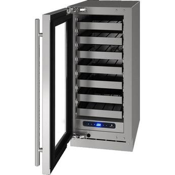 U-Line UHWC515SG51A 5 Class Series 15 Inch Stainless Steel Built-In and Freestanding Wine Cooler — thumbnail 3