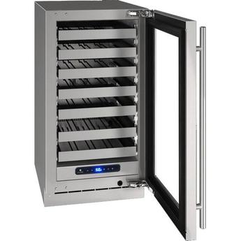 U-Line UHWC518SG01A 5 Class Series 18 Inch Stainless Steel Built-In and Freestanding Wine Cooler — thumbnail 3