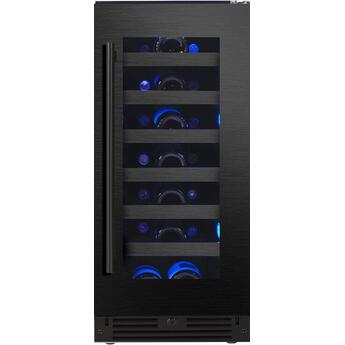 XO XOU15WGBSR 15 Inch Built-In and Freestanding Wine Cooler