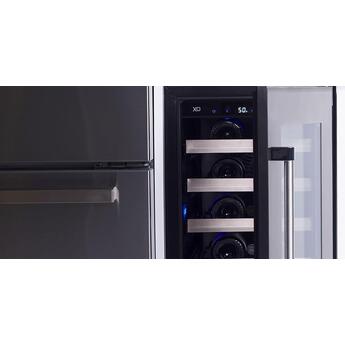 XO XOU15WGBSR 15 Inch Built-In and Freestanding Wine Cooler — thumbnail 3