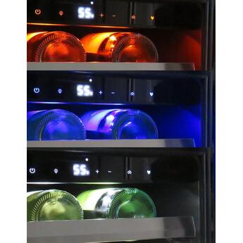 XO XOU15WOFL 15 Inch Panel Ready Built-In and Freestanding Wine Cooler — thumbnail 3