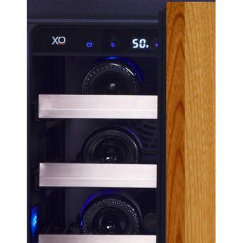 XO XOU15WOFR 15 Inch Panel Ready Built-In and Freestanding Wine Cooler — thumbnail 4