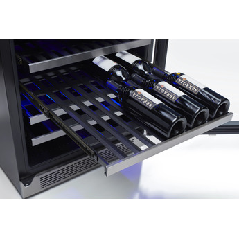 Zephyr PRW24C01BG Presrv Series 24 Inch Stainless Steel Built-In and Freestanding Wine Cooler — thumbnail 10
