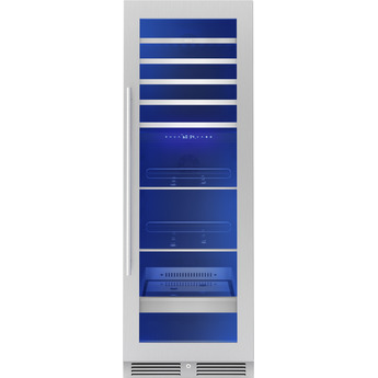 Zephyr PRWB24F02BG 24 Inch Full Size Dual Zone Wine and Beverage Cooler: Stainless Steel Stainless Steel — thumbnail 4