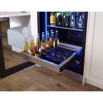 Zephyr PRWB24F02BG 24 Inch Full Size Dual Zone Wine and Beverage Cooler: Stainless Steel Stainless Steel — thumbnail 5