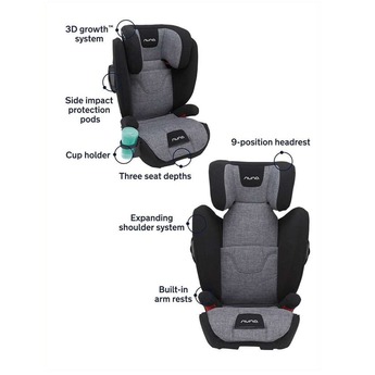 Nuna AACE 2-in-1 Booster Car Seat - Cedar — thumbnail 3