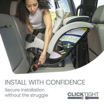 Britax One4Life Slim Clicktight All-in-One Car Seat - Parchment — thumbnail 5